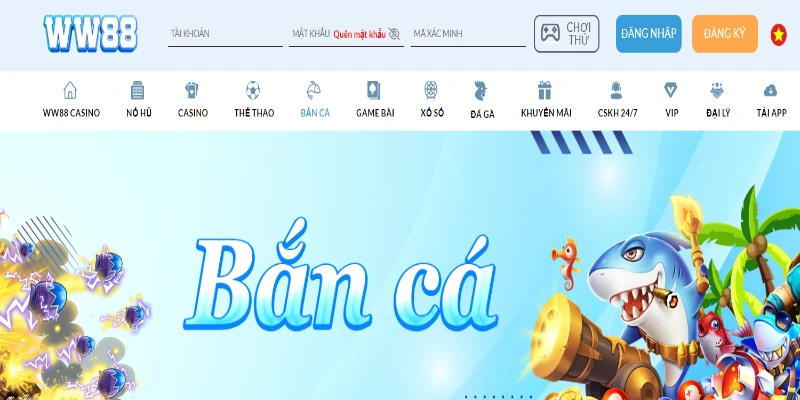 Lợi ích khi trải nghiệm sảnh game bắn cá WW88